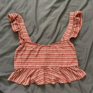 Urban Outfitters Cropped Babydoll Top